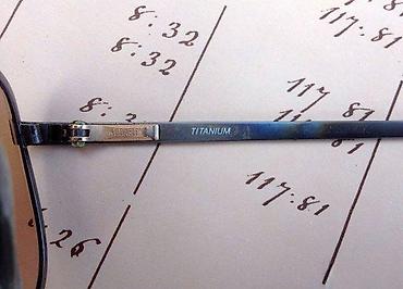 Naočare: RETKO! vintage RODENSTOCK titanium zlatnim detalji OVERSIZE. Veoma — 8