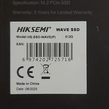 ssd m.2 2230 nvme: Накопитель для ПК, Новый, Hikvision, SSD, 512 ГБ, Для ПК — 7