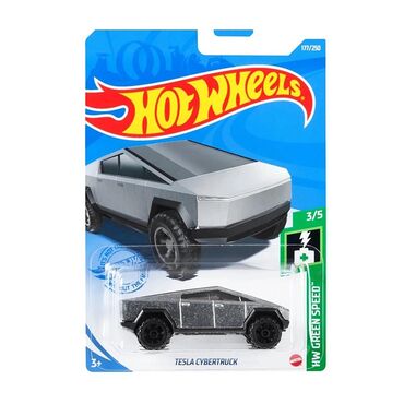 на пальчики для игр: Оригинальная машинка от бренда #Hot wheels# Электрический пикап Tesla
