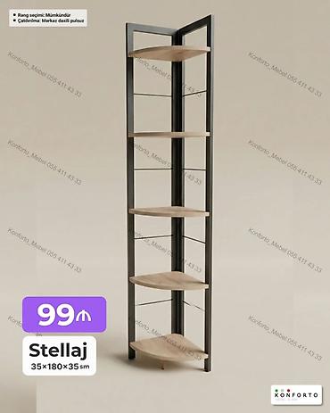 stellaj nədir: Mebel məhsulları: • Yumşaq oturacaqlı stul – 49x49 sm Zərif və — 9
