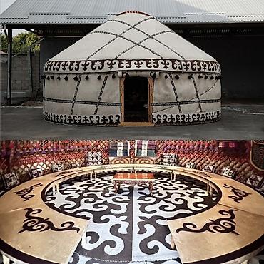 Аренда юрт: Аренда юрты, Каркас Деревянный, 85 баш, Казан, Посуда, С полом — 2