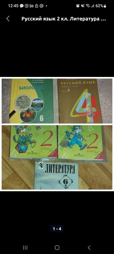 Другие учебники: Русский язык 2 кл Литература 6 кл Биология 6 кл.На кыргызском Русский