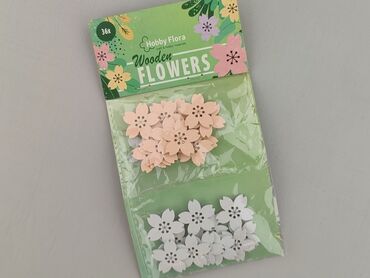 Zestaw drewnianych kwiatków Hobby Flora. Idealne do projektów DIY