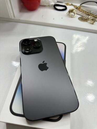 ayfon zəngləri: IPhone 14 Pro, 128 GB, Black Titanium, Face ID