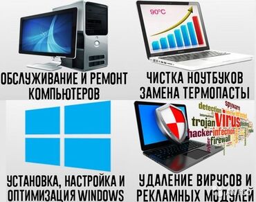 клавиатуры для ноутбука: Установка Windows 7, 8, 10, 11 + Антивирус, Программы профилактика