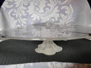 Ostali antikviteti: Plato za torte,kolace Walther rad Nemacka iz 80ih. Plato perfektan — 7
