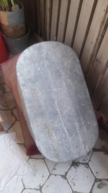 Baklar və çənlər: Sinkli metal vanna – oval formalı, qalın divarlı, sinklənmiş — 1
