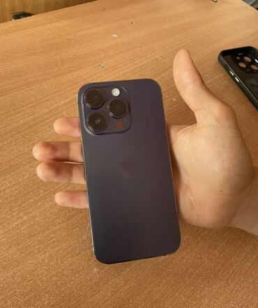 за сколько можно продать айфон 14 про макс: IPhone 14 Pro, Б/у, 128 ГБ, Deep Purple, Защитное стекло, Чехол, 83 %