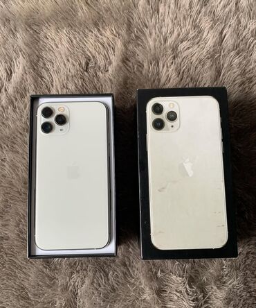 Apple iPhone: IPhone 11 Pro, 128 GB, Matte Silver, Zəmanət, Face ID