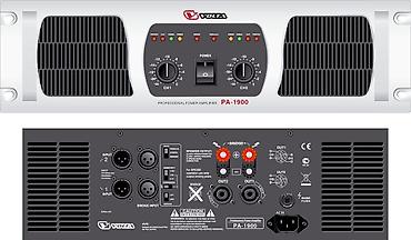 колонки и микрофон: Volta PA-1900 Усилитель мощности, 2х1900 Вт., 4 Ом — 1