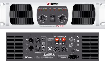 коммерческое помещение под бизнес: Усилитель.
Volta PA-1900 Усилитель мощности, 2х1900 Вт., 4 Ом