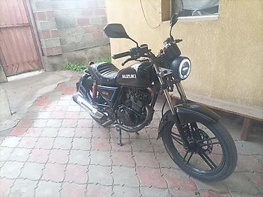 385 55: Классический мотоцикл Suzuki, 125 куб. см, Бензин, Взрослый, Б/у — 1