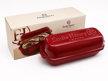 коробка: Emile Henry Large Bread Loaf Baker (France) Оригинальная керамическая — 2