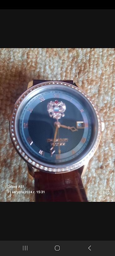 Классические часы: Классические часы часы, Президент, Золото, Россия, Водонепроницаемые, Мужские — 2