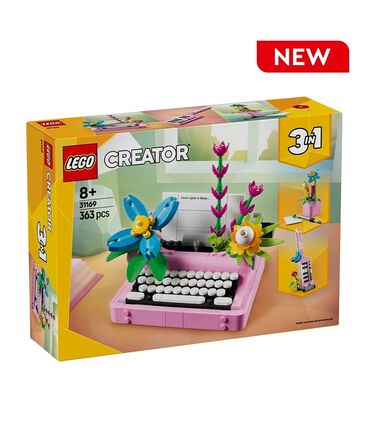 игрушечные коляски для детей: Lego Creator 31169 Пишущая машинка с цветами💐New 2025! рекомендованный