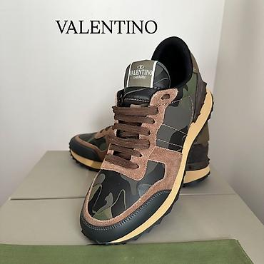 валентино кросовки: Мужские кроссовки, 41, Valentino Garavani, Новый, цвет - Зеленый, Самовывоз, Бесплатная доставка, Платная доставка — 1