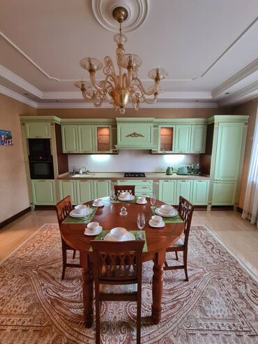 купить квартиру в бишкеке район кудайберген: 4 бөлмө, 200 кв. м, Элитка, 5 кабат, Дизайнердик ремонт