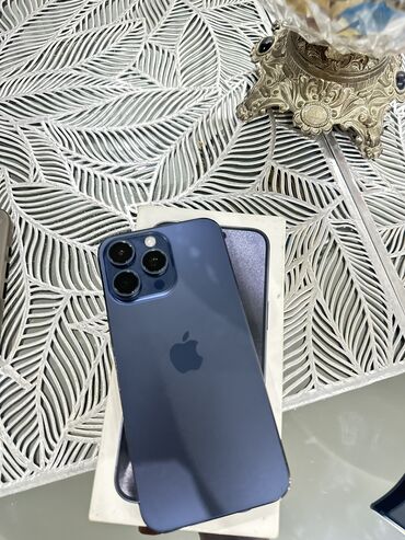 işlənmiş nodbuklar: IPhone 15 Pro Max, 256 GB, Blue Titanium