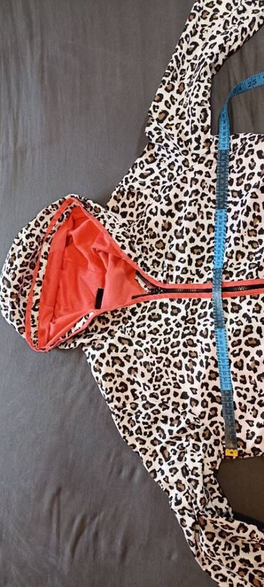Jakne za prelazni period: Ženska lagana atraktivna jakna duks sa leopard printom i kapuljačom - — 8