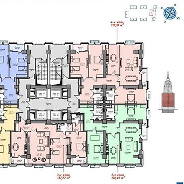ниже рынка: 3 комнаты, 150 м², Асанбай мкр Элитка, 11 этаж, ПСО (под самоотделку) — 5