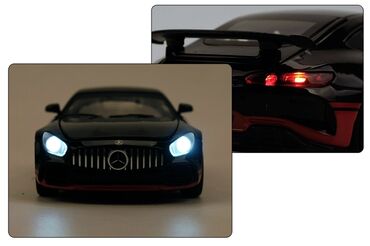 Игрушки: Детская инерционная металлическая машинка Мердес с открывающимися — 6