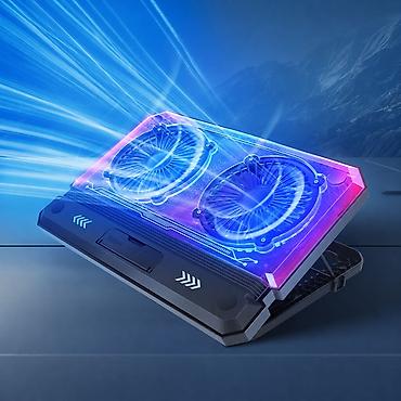 notebook: Игровая охлаждающая подставка для ноутбука RGB 🔥 Ваш ноутбук сильно — 2