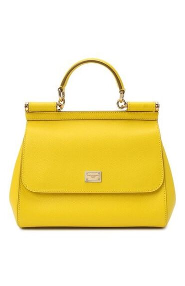 дольче габана: Сумка Dolce & Gabbana Sicily mini, ярко‑желтая
Торг уместен