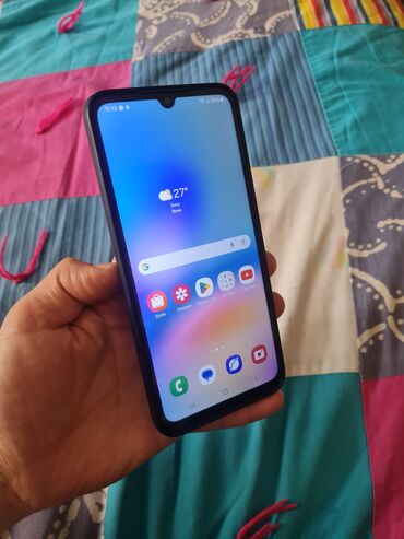 Samsung: Samsung Galaxy A05, 128 GB, rəng - Boz, Sensor, Barmaq izi, İki sim kartlı