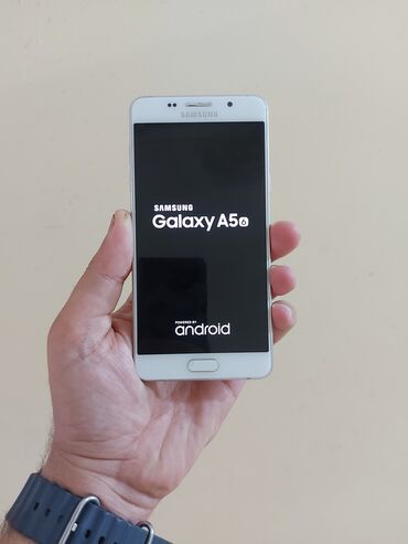 Видеоигры и приставки: Samsung Galaxy A5 2016, 16 ГБ, цвет - Белый, Отпечаток пальца