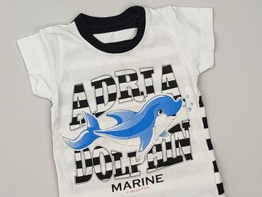 jeansy z łańcuchem: T-shirt, 1.5-2 years, 86-92 cm, condition - Very good