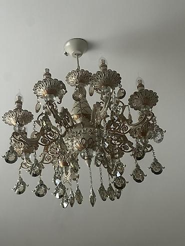 gence xalca: Çılçıraq, 8 lampa, Metal — 2