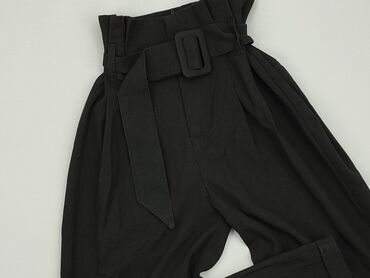 bershka bluzki z dekoltem: Material trousers, Bershka, S (EU 36), condition - Very good