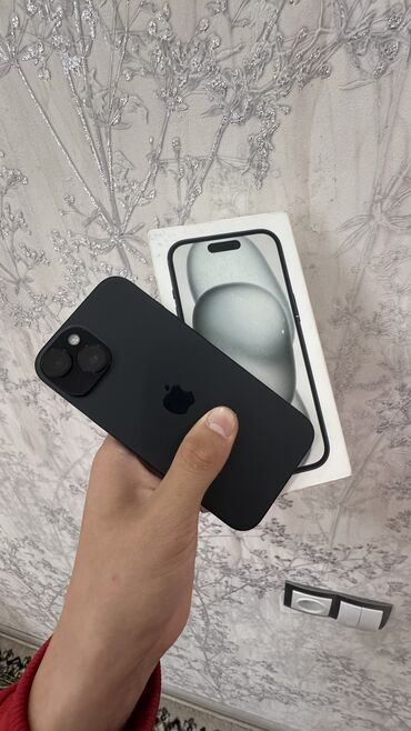 пионер магнитолы: IPhone 15, Колдонулган, 128 ГБ, Кара, 92 %