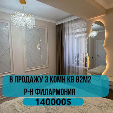 молодая гвардия московская: 3 комнаты, 82 м², Элитка, 12 этаж, Евроремонт