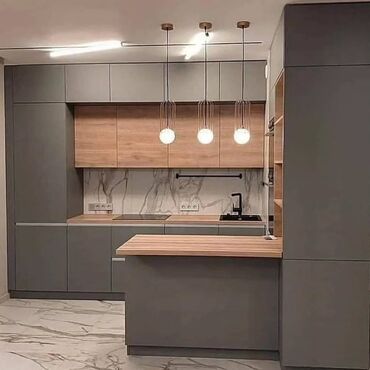 Sifarişlə mətbəx mebeli: Mətbəx mebeli – sifarişlə hazırlanır - Standart hündürlükdə — 7