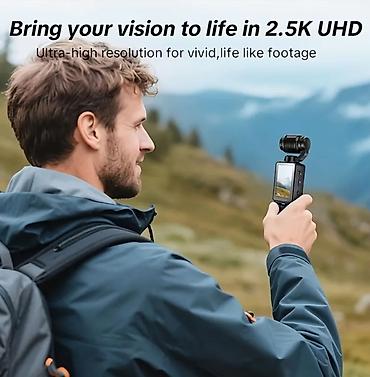 hp envy dv7: W&O 4K Pocket Camera – cib ölçülü stabilizasiya olunan video — 2