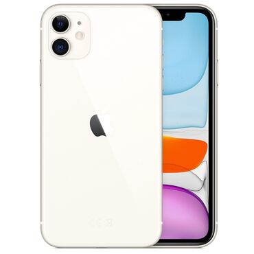 арзан телефон айфон: IPhone 11, Жаңы, 128 ГБ, Ак