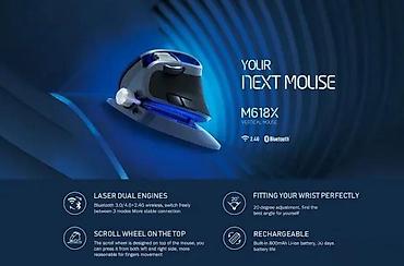 Kompjuterski miševi: Ergonomski vertikalni miš sa podesivom podrškom za dlan - Vertikalni — 9