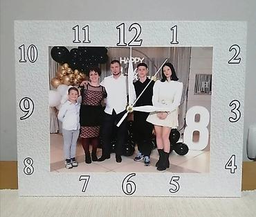 dušeci za ležaljke: Personalizovani zidni sat sa vašom fotografijom Izrada sata sa — 5