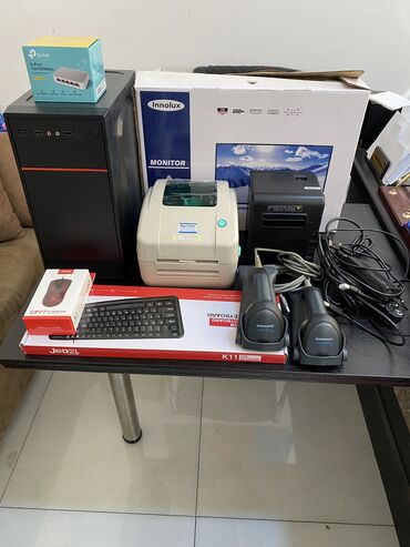 kassa vitrini: Anbar və satış sistemi Akinsoft proqramı ilə Cpu i5 3470 Ana Kart H61