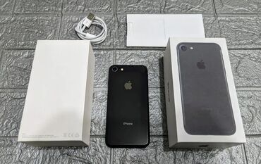 ayfon telfonu: IPhone 8, 64 GB, Qara, Zəmanət, Face ID, Sənədlərlə