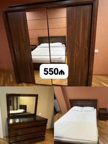 işlenmiş termolar: İkinəfərlik çarpayı, Dolab, 2 tumba, Termo, İşlənmiş