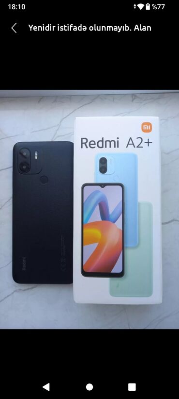 xiaomi redmi 2 black: Xiaomi Redmi A2 Plus, 128 GB, rəng - Qara, 
 Barmaq izi, İki sim kartlı