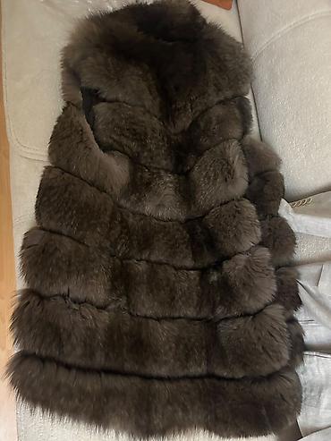 qar geyimi: Qadın xəz jileti – BEST Leather & Fur( təzə vəziyyətdə) - Model — 1