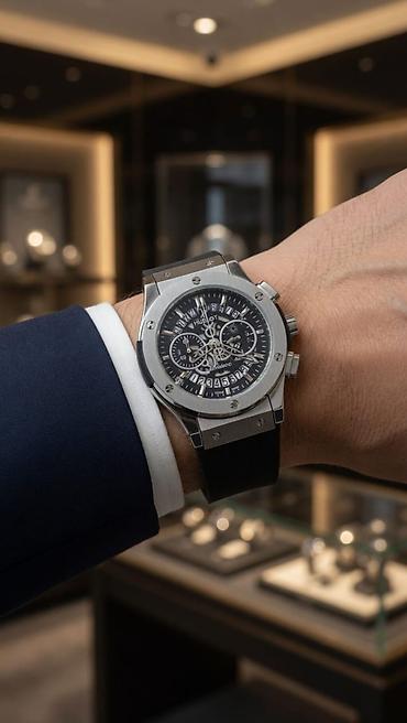 Наручные часы: Новый, Наручные часы, Hublot, цвет - Черный — 6