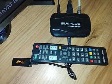 SUNPLUS Starlink WiFi HD rəqəmsal TV qəbuledicisi və pult - Model