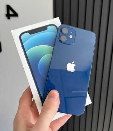 Mətbəx texnikası: IPhone 12, 128 GB, Sierra Blue, Zəmanət, Kredit, Simsiz şarj