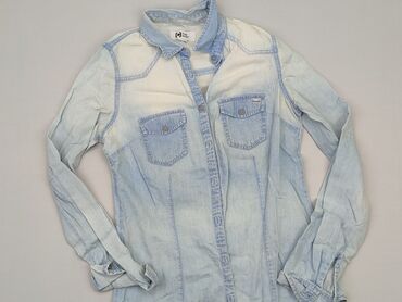 błękitna eleganckie bluzki: Koszula Damska, Cropp, XS, stan - Dobry