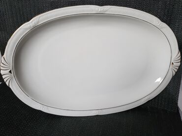 Ostalo posuđe: Oval 1930 do 1950g. Zehscherzer Bavaria. Oval,pun porcelan. nidge — 1