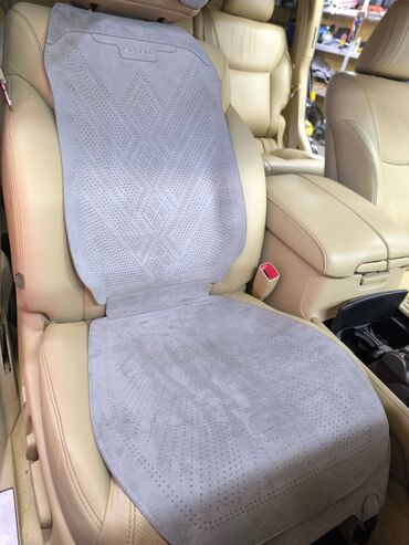 Чехлы и накидки на сиденья: Чехлы Алькантара, С подушкой, цвет - Серый, Lexus, Новый, Самовывоз, Платная доставка — 7
